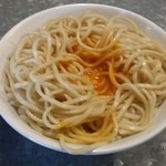 らぁめん家 有坂 - 【H28.5.28】肉そば(肉２枚)７８０円＋白飯１００円＋生卵（黄身のみ）＝モンブラン。