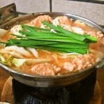 Sukiyaki Nabemono Nabeya - 鶏みんち鍋（みそ味）