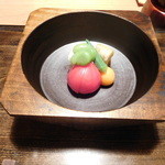 御料理 光安 - 野菜だけの八寸