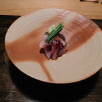 御料理 光安 - 炙り、多分鯛