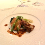 レストラン スーフル - ウズラのロースト　ハチミツと粒マスタードのソ ース