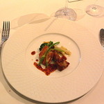 レストラン スーフル - ウズラのロースト　ハチミツと粒マスタードのソ ース