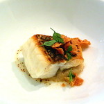 レストラン スーフル - 真鯛のポワレ　キクイモのピュレ添え