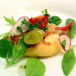 海老と帆立ムースのガレット