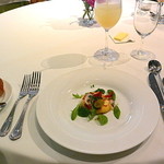 レストラン スーフル - 海老と帆立ムースのガレット