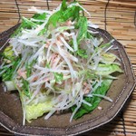 大根と水菜の「シャキシャキサラダ」