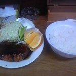 いとう食堂 - メンチカツ定食　700円
