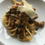 ソリスアグリトゥーリズモ - 湘南ポークと三浦野菜の黒キャベツのリングイネ