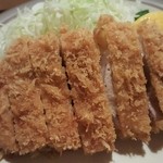 とんかつあおば - ロースカツ定食(1300円)
