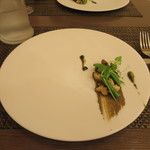 リストランテ シーヴァ - さざえの肝ソース添え