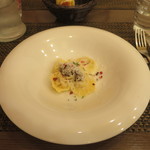 リストランテ シーヴァ - カペレッティのレバーペースト乗せ