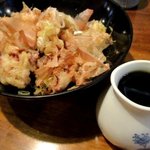 旨焼　まる好 - ネギ、鰹節、ブッカケだしのタコ天！(2016,05/28)
