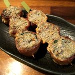 旨焼　まる好 - 野菜串(しその肉巻)！(2016,05/28)