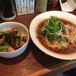 麺屋 ほぃ - お魚清湯ラーメン(800円)＋チャーシュー丼SET(280円)