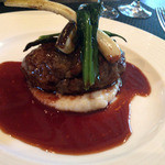 フォアグラの入った和風ハンバーグ