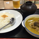 松屋 - チキンとあ茄子のグリーンカレー 650円