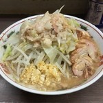 ラーメン二郎 横浜関内店 - 小ラーメン(ヤサイ、ニンニク、アブラ)