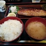 ふぢ - 焼サバ定食　８００円