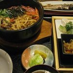 とり竹 - 私チョイスの『石焼ビビンバ定食』１０５０円