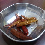 プルジャ ダイニング - 2016.05・トウガラシ(メニュー外)