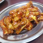 プルジャ ダイニング - 2016.05・ブタミミ炒め(メニュー外)