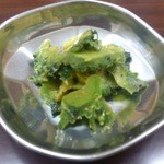 プルジャ ダイニング - 2016.05・生ゴーヤあえ物