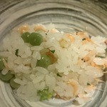 祇園迦陵 - おくどさん　桜エビとうすい豆