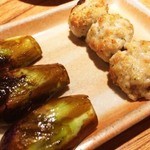 とり喜 - 2016.5.  つくね＆小なす