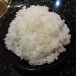 あみやき亭 - のりなし 20％ 増量 大 ライス 280円（税別）。