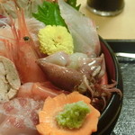 軍ちゃん - 海鮮丼のホタルイカ