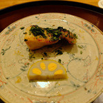 日本料理 太月 - 焼き物 サワラ、からし蓮根