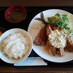 オリーブ・キッチン  - 鯵フライ定食
