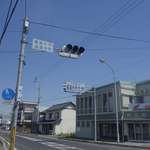 釜あげうどん 長田 in 香の香 - 大通りに沿いにある、善通寺市金蔵寺町交差点前でしばし信号待ちをし