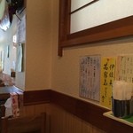 大衆割烹竹ふじ - 201606 竹ふじ  店内（座席より右まわり）→