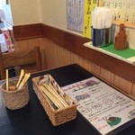 大衆割烹竹ふじ - 201606 竹ふじ  卓上