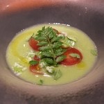 カモシヤ クスモト - 冷製スープ