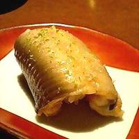 鮨　銀座　鰤門 - 穴子を柚子塩で