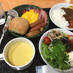 Resutoran Rotasu - 朝食バイキング(¥1,080) 洋食盛り付け例