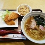 中華　東陽 - ラーメンセット