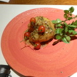 島之内 一陽 - 鯛白子フライのマスタードソース掛け