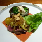 島之内 一陽 - イチボ肉のステーキ