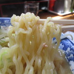 河島屋食堂 - 麺　アップ！