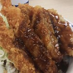 かつや - 海老・ヒレ・メンチ ソースカツ丼　<税込>702円※拡大　(2016.05.29)