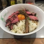 中華蕎麦 瑞山 - ローストビーフのあえそば