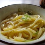 谷川米穀店 - ［2016/06］うどん小・温(150円)＋玉子(50円)