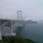 うずしおレストラン - 眺望テラスから鳴門大橋