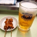 のんきや - どて焼き＆生ビール