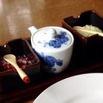 レストランテ 風 - 薬味はわさびと塩胡椒