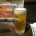 二鶴 - お疲れ様の生ビール