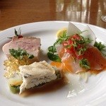 レストランテ 風 - 前菜3種盛り合わせ
